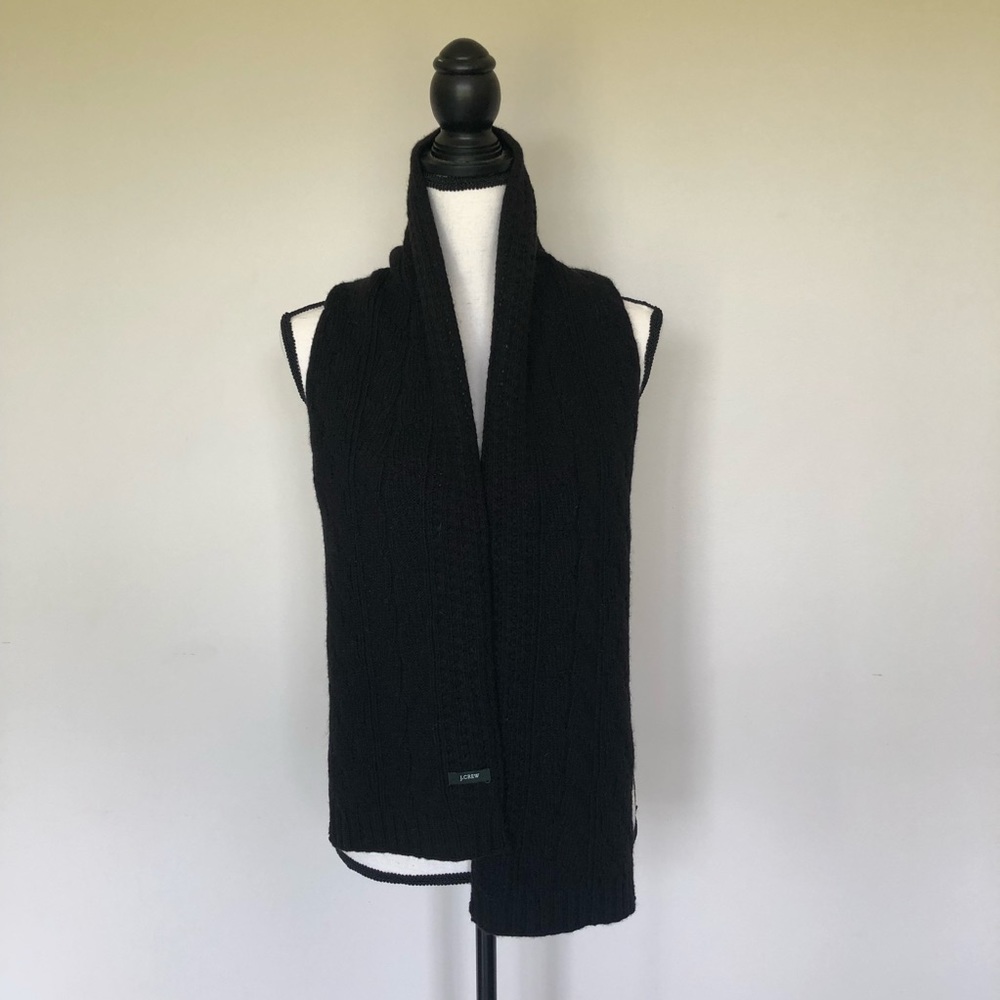 J. Crew cable knit scarf